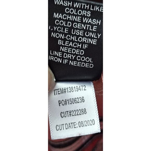 Torrid 4 Women 4x Peach Pink Plaid Twill Peplum Shirred Waist Blouse Shirt - Picture 8 of 8